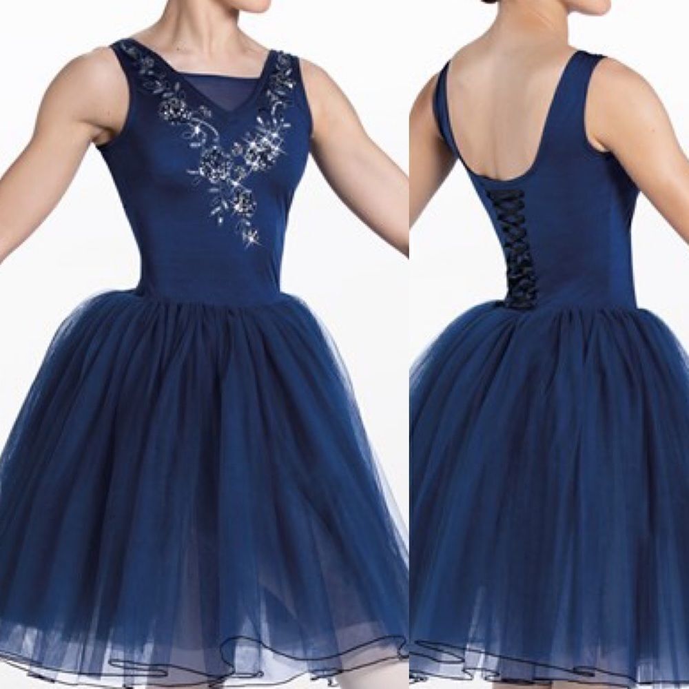 Weissman Dance ballet tutu costume Navy blue The Well-Tempered Clavier 13465 SA